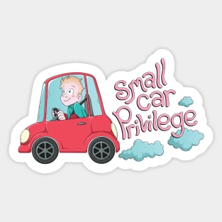 Small Car Privilege Sticker